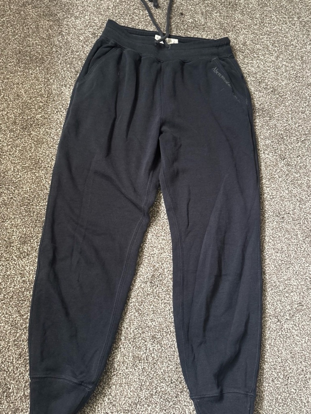 Abercrombie & Fitch Black Jogger Sweatpants